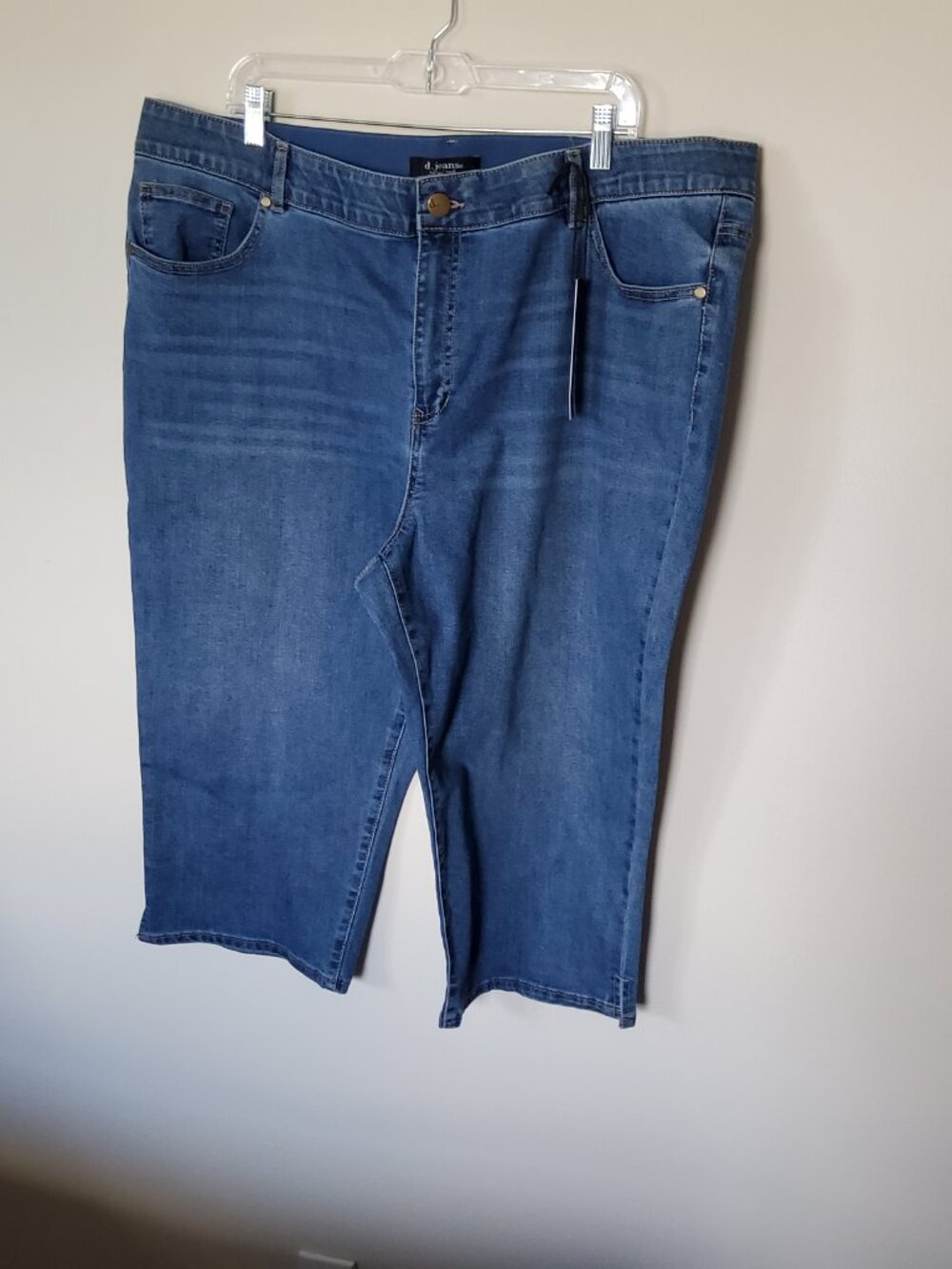 d. Jeans High Rise Pedal Pusher Plus size 22W